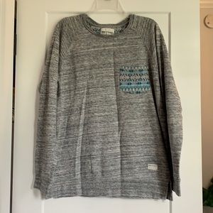 Modern Amusement Thick Long Sleeve Pocket Tee